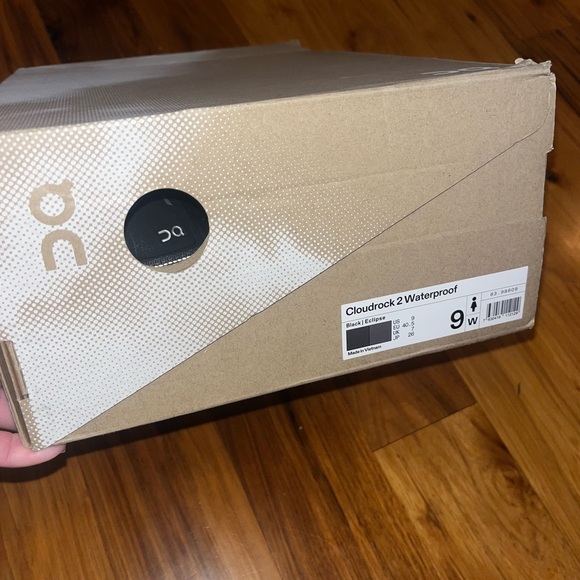On Cloudrock 2 Waterproof, womens 9 but can also be mens, NEW IN BOX! 🔥 - Picture 3 of 6